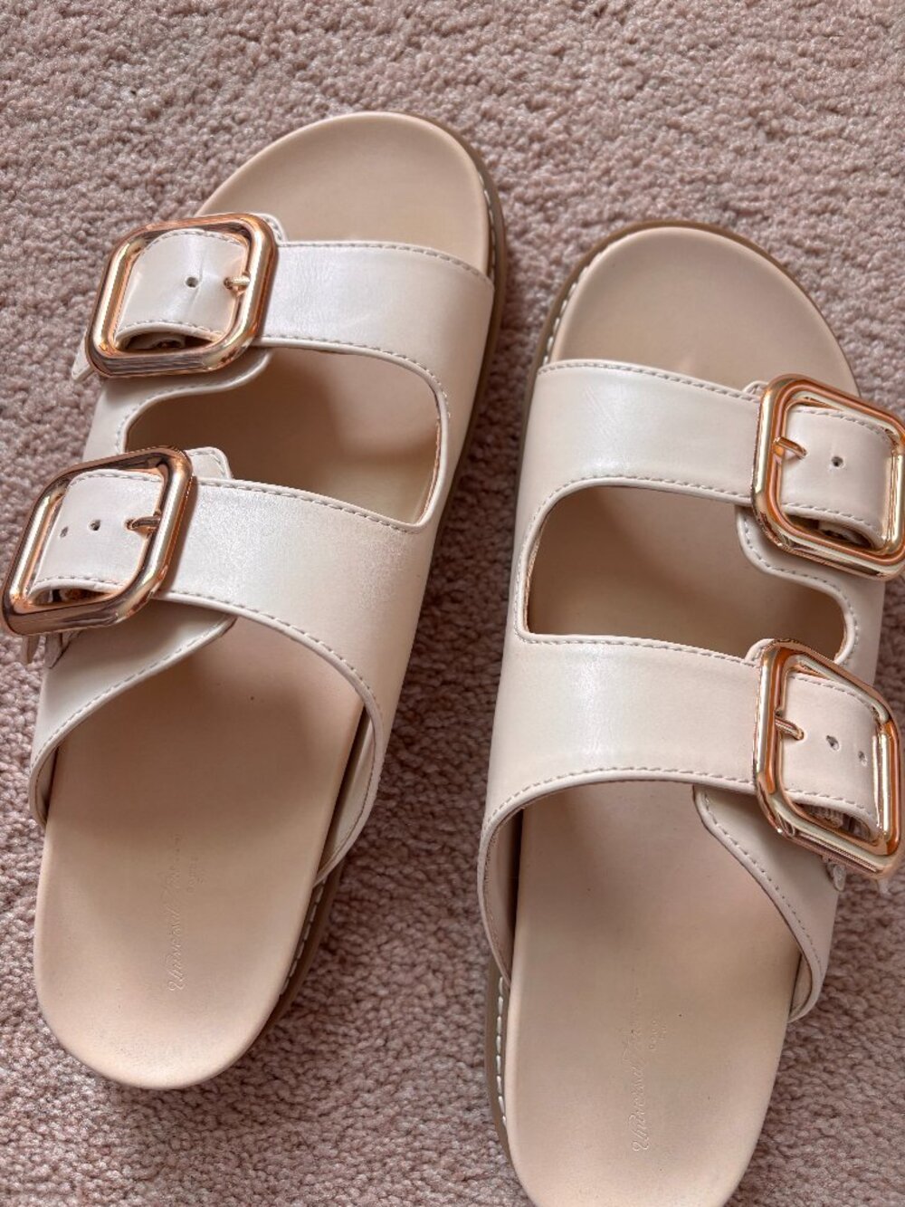 Universal Thread Cream Sandals